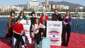 La directora catalana Carla Subirana y el equipo de 'Sica' / ÁLEX ZEA