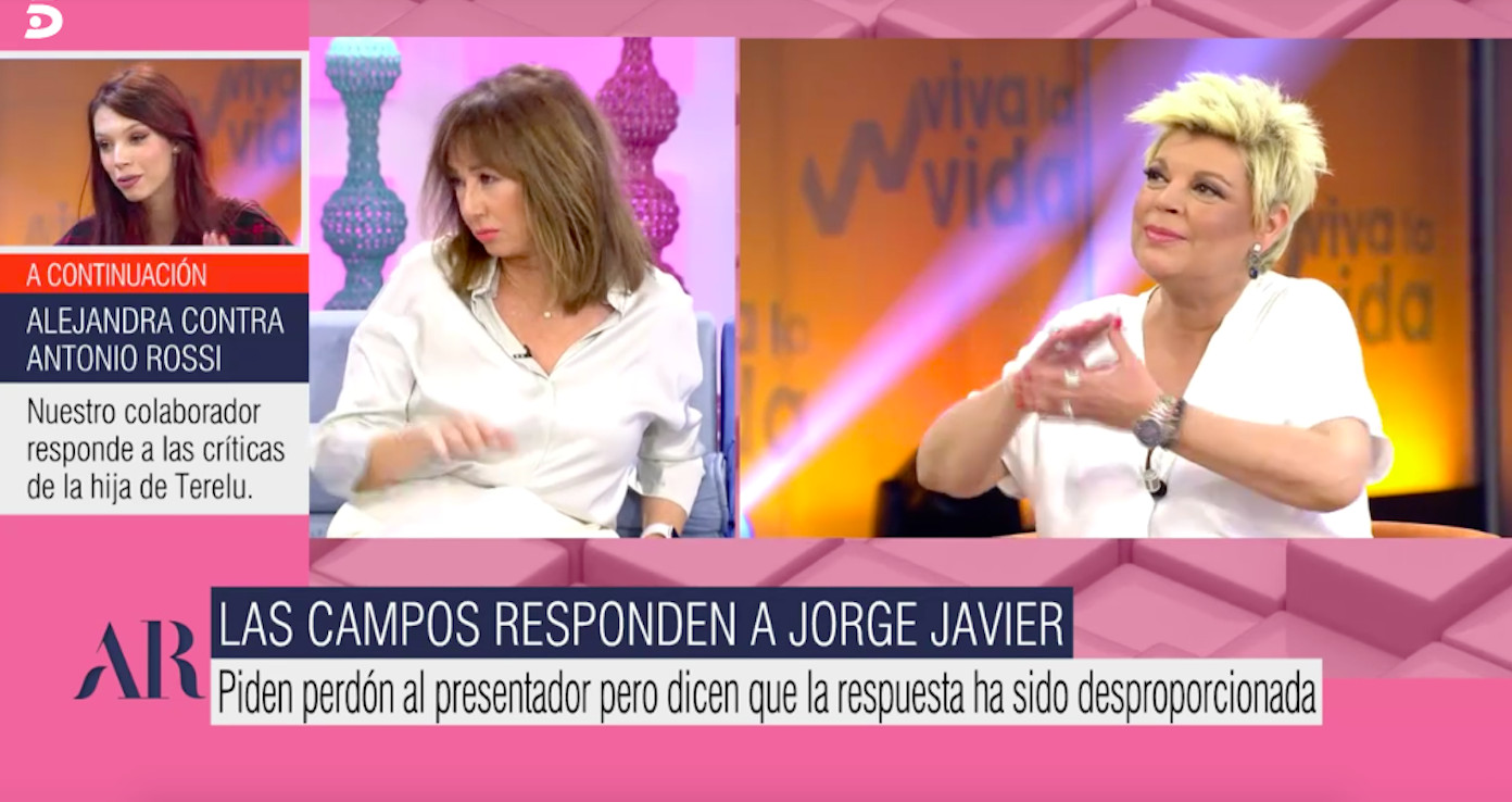 Ana Rosa Quintana se moja en el conflicto entre Jorge Javier y María Teresa Campos / MEDIASET