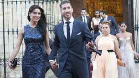 Sergio Ramos y Pilar Rubio en la boda de Talavante / EFE