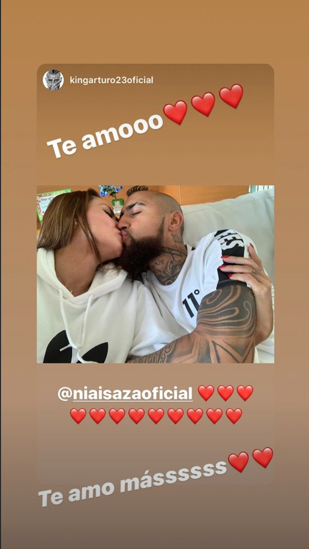 Arturo Vidal manda un bonito mensaje a Sonia Isaza