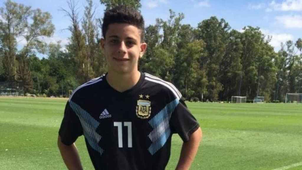 Lucas Román, futbolista argentino en la agenda del Barça