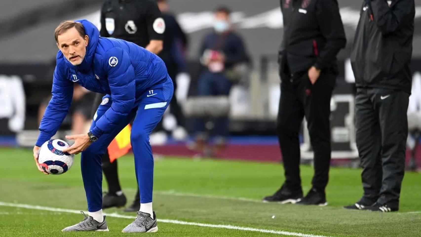 Thomas Tuchel, dirigiendo un partido del Chelsea en la Premier League / EFE