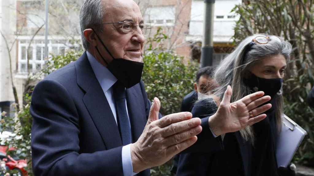 Florentino Pérez, tras la comida de directivas con el FC Barcelona / EFE