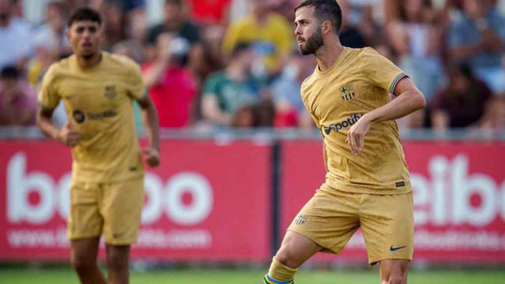 Miralem Pjanic, durante el partido de pretemporada contra la Juventus / Twitter