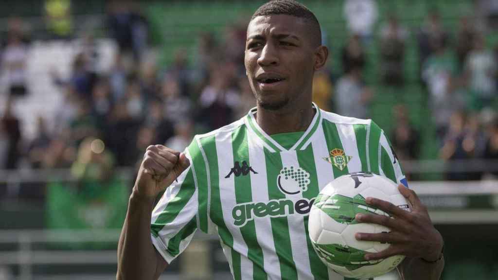 Emerson durante un partido en el Benito Villamarín