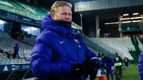 Koeman, en un momento del encuentro ante la Real Sociedad | EFE