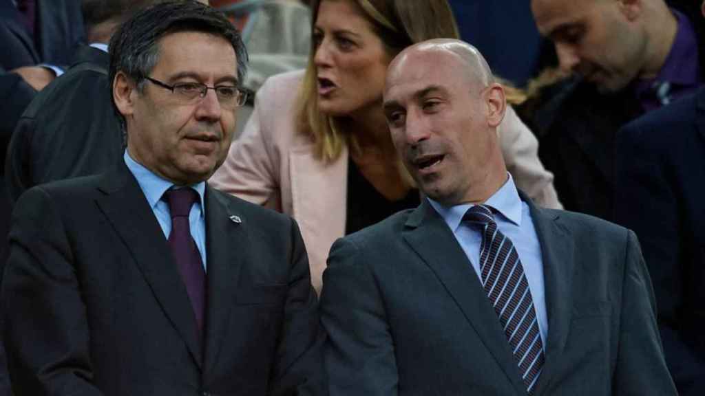 Josep Maria Bartomeu escribe a Luis Rubiales para quejarse del uso incorrecto del VAR contra el Barcelona/ europapress