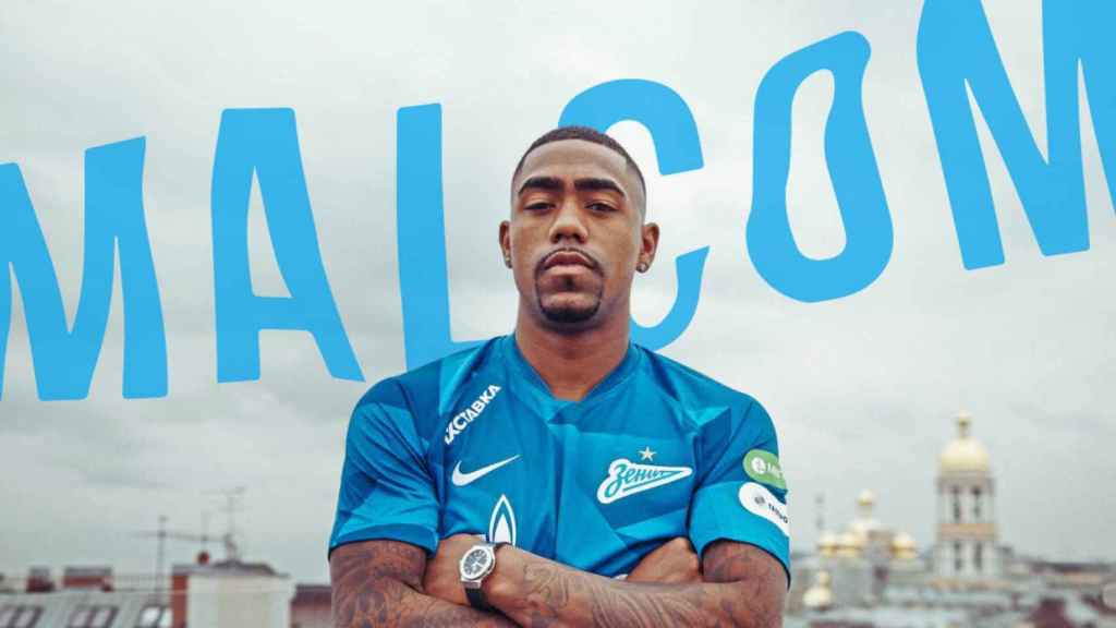 Malcom Oliveira con la camiseta del Zenit / ZENIT