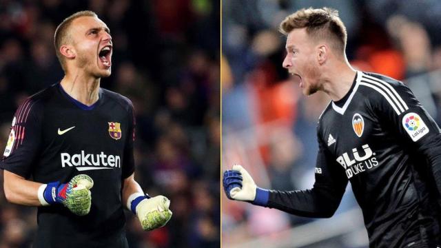 Jasper Cillessen y Neto protagonizan el intercambio de porteros entre Barça y Valencia / CULEMANIA