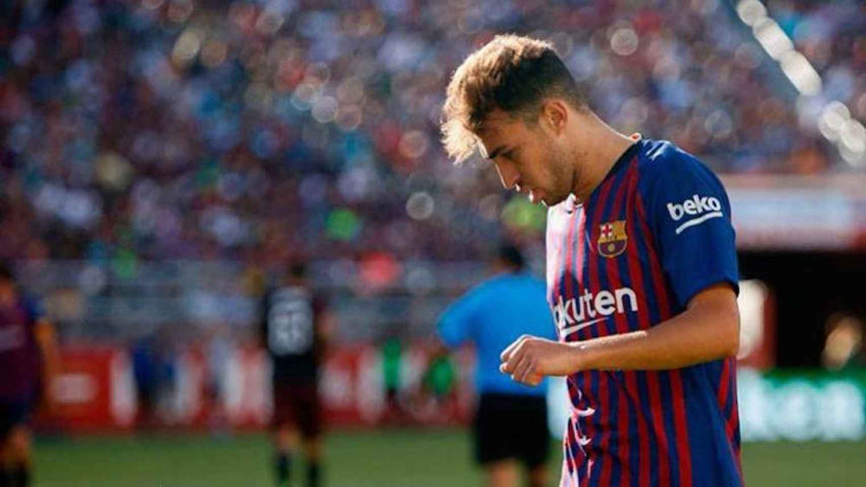 Una foto de archivo de Munir con el Barça / EFE