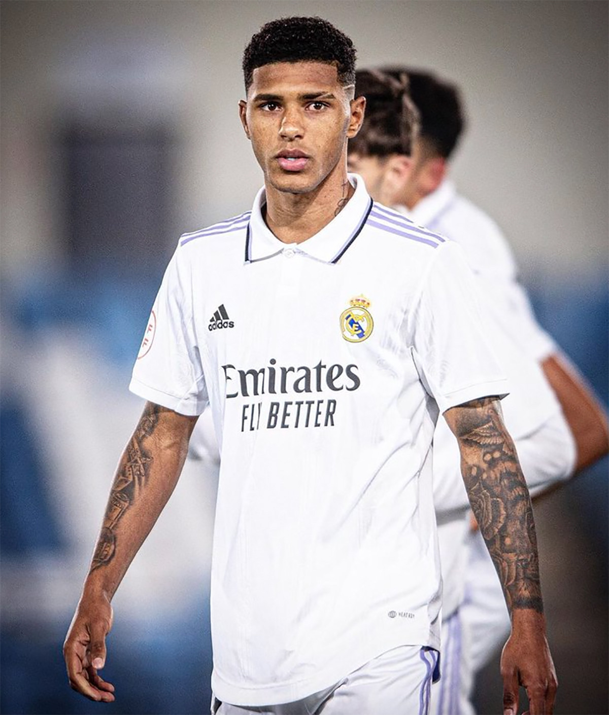 Vinicius Tobias, durante un partido con el Real Madrid / REAL MADRID