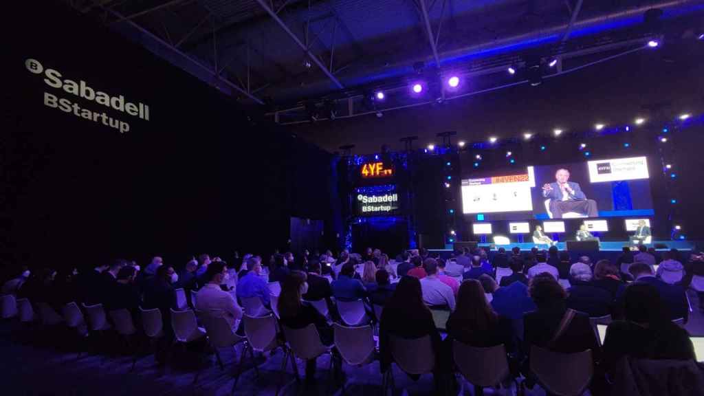 Acto de 4YFN en el stand de BStartup Banco Sabadell MWCB / BANCO SABADELL