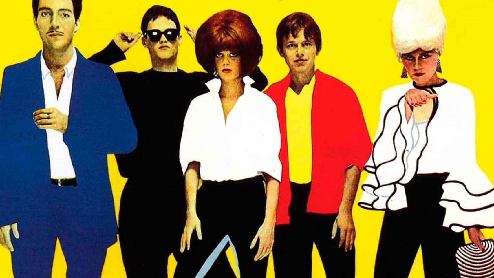 Imagen del grupo The B-52's, en la portada de su primer álbum / AMAZON