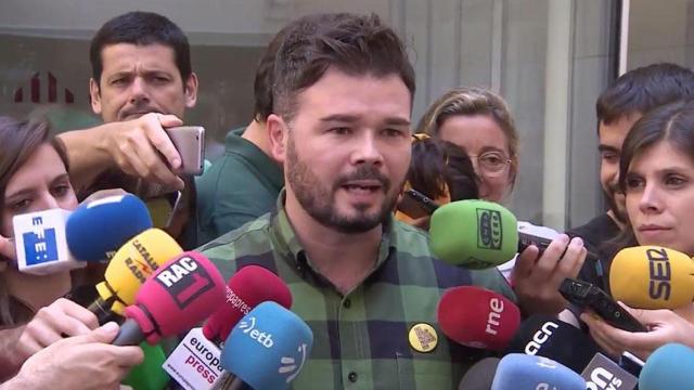 Gabriel Rufián en una foto de archivo / EUROPA PRESS