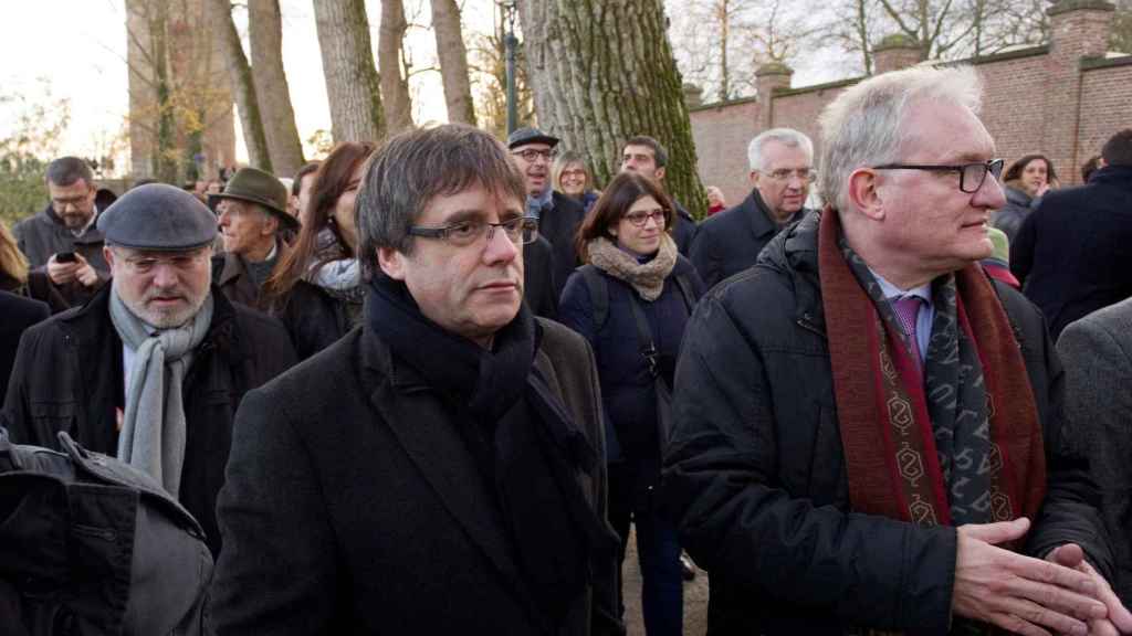 Carles Puigdemont, expresidente de la Generalitat, en Brujas / EFE