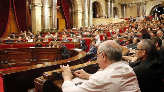 Pleno del Parlament.