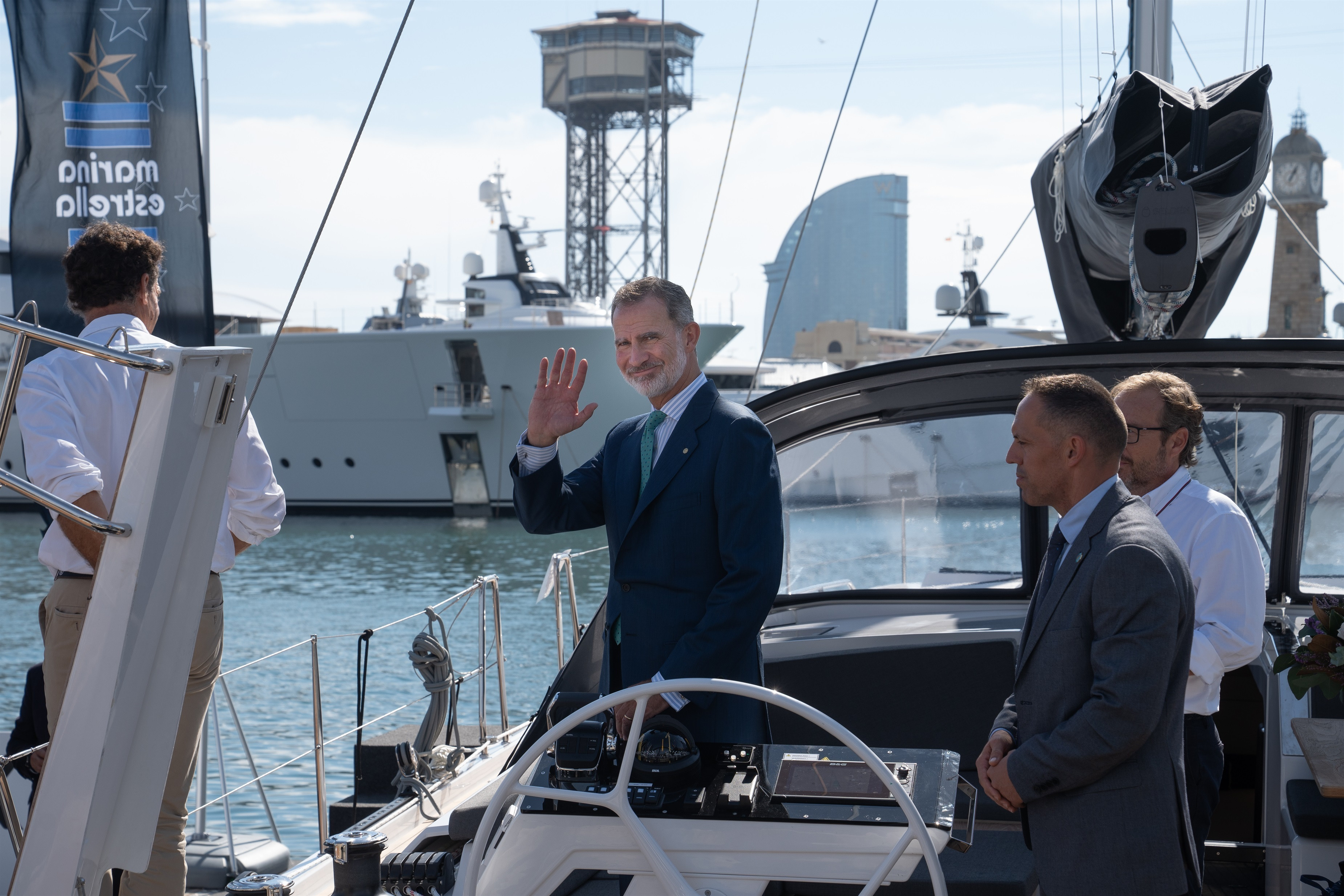 Visita De Felipe VI Al Salón Náutico De Barcelona / EUROPA PRESS