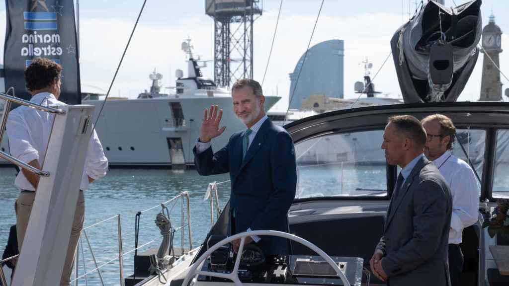 Visita De Felipe VI Al Salón Náutico De Barcelona / EUROPA PRESS