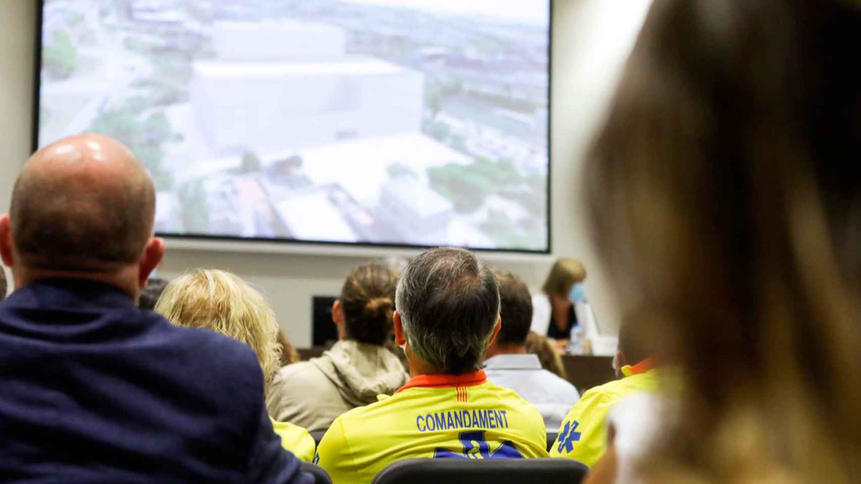 Presentación de la nueva sede del SEM en L'Hospitalet hoy / EP