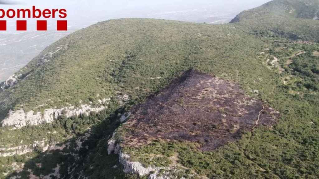 Incendio en la sierra del Montsià / TWITTER