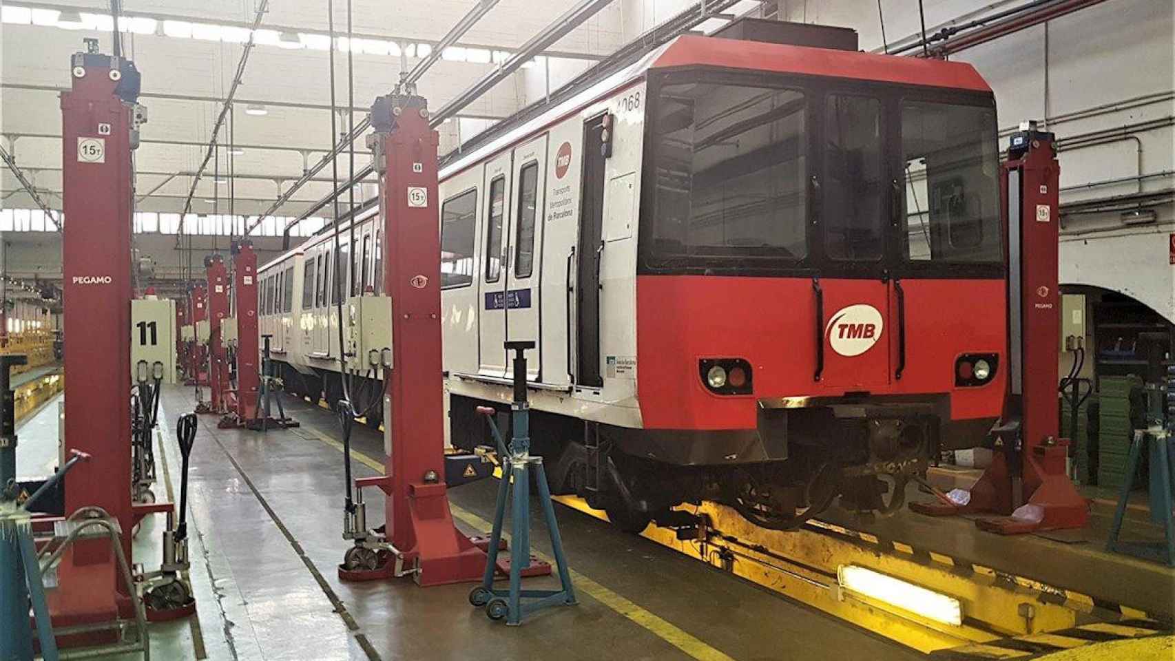 Taller de reparación del metro de Barcelona en la Sagrera / EP