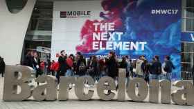 Una foto de archivo del Mobile World Congress de 2017