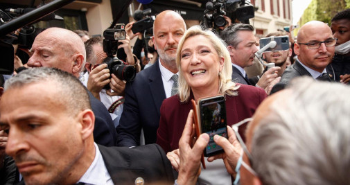 La candidata presidencial francesa Marine Le Pen / YOAN VALAT - EPA