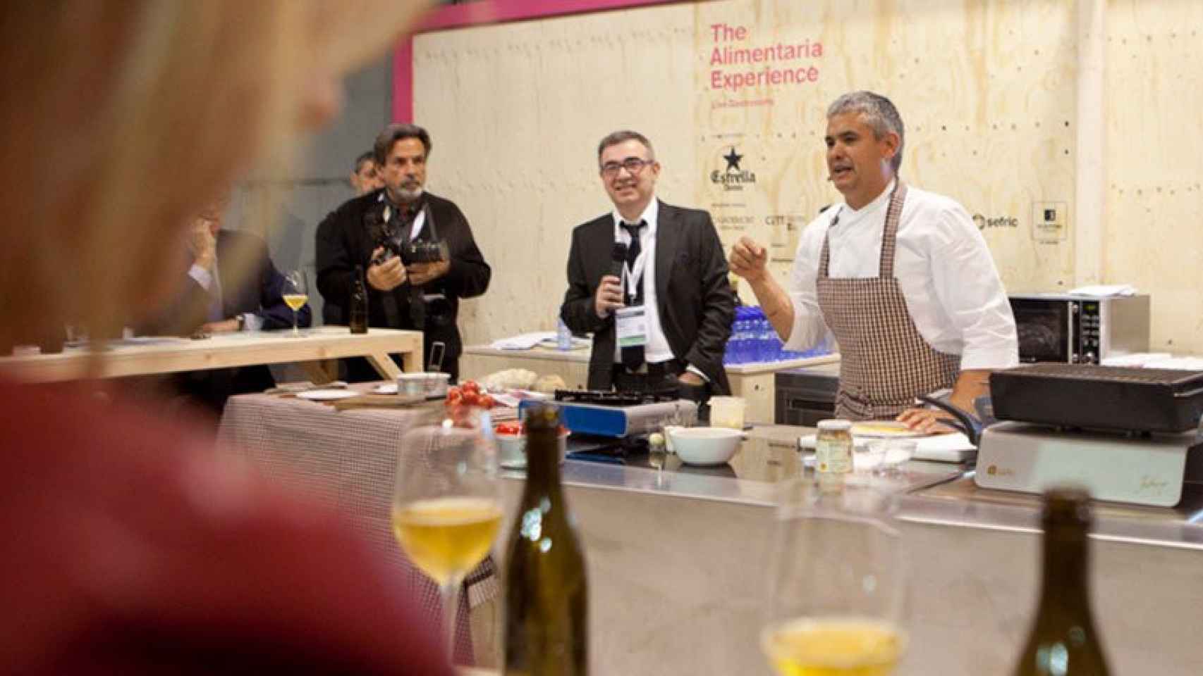 El chef Nando Jubany en la edición de Alimentaria de 2014.