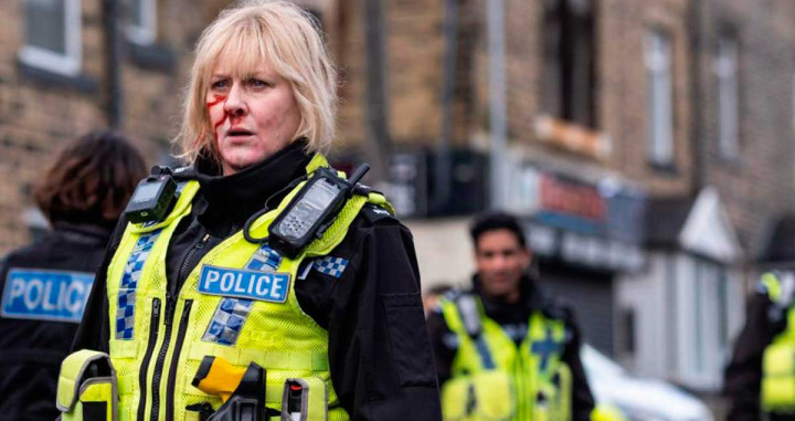 La actriz Sarah Lancashire, en la serie 'Happy Valley' / MOVISTAR