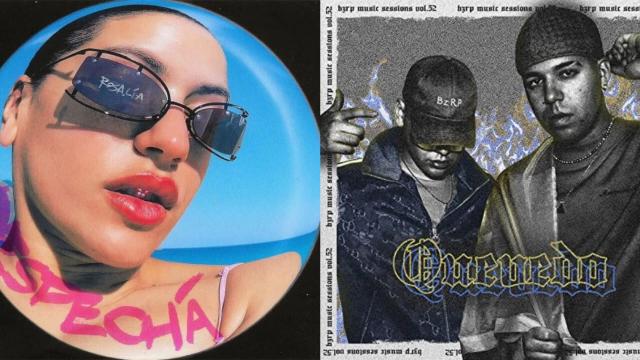 Portada de 'Despechá', de Rosalía, y de Quevedo: Bzrp Music Sessions, Vol. 52 / CD