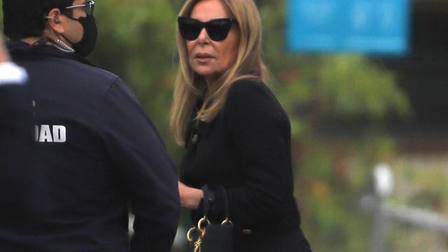 Ana Obregón en el tanatorio para despedir a su madre / EP