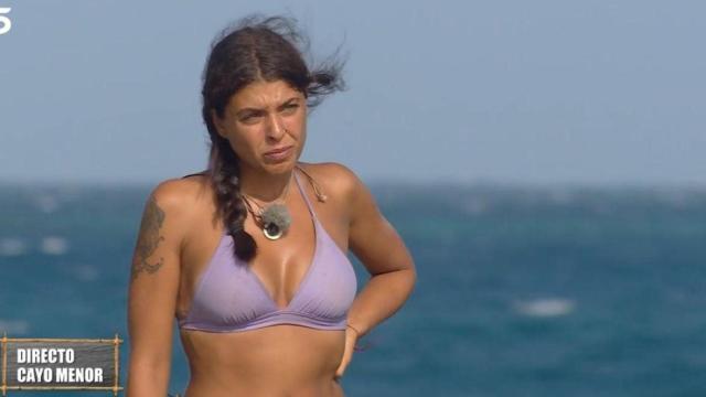 Lola en el puente de las emociones en 'Supervivientes' / MEDIASET