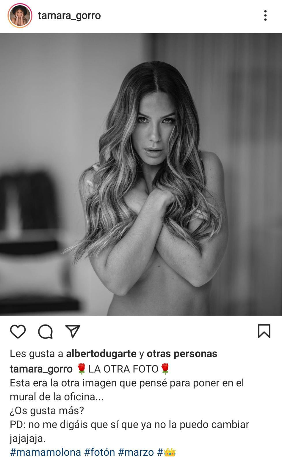 Tamara Gorro caldea las redes con su última foto sin ropa