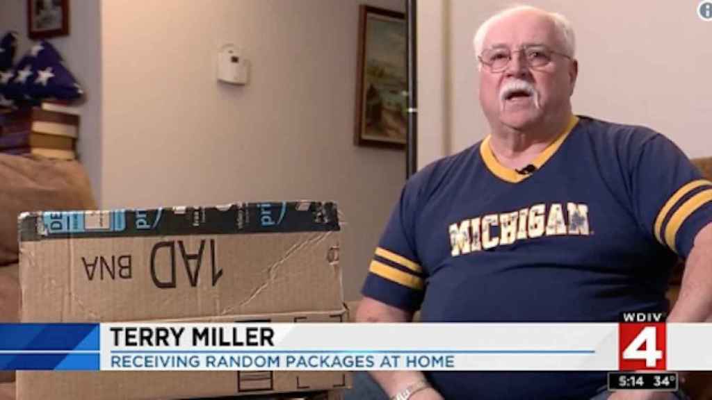 Terry Miller, el hombre que recibe regalos sin pedirlos