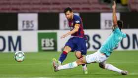 Messi durante el partido frente al Osasuna /FCB