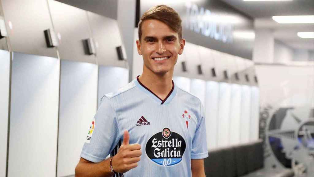 Denis Suárez en el vestuario del Celta de Vigo / EFE