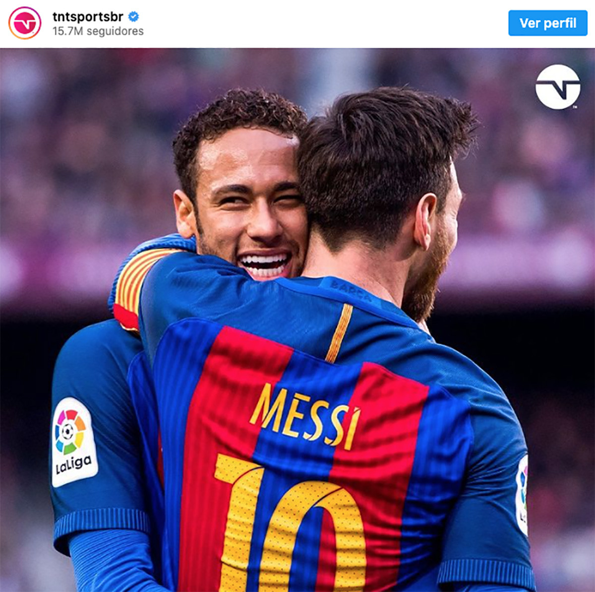 La publicación de Instagram a la que Neymar Jr ha dado 'like' / REDES