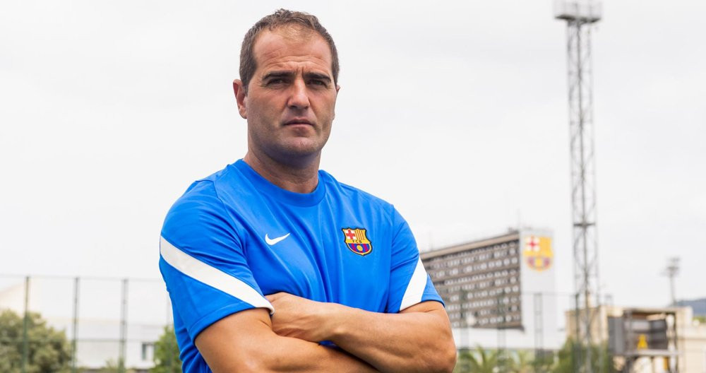 Presentación de Felip Ortiz en el Barça B / FC Barcelona