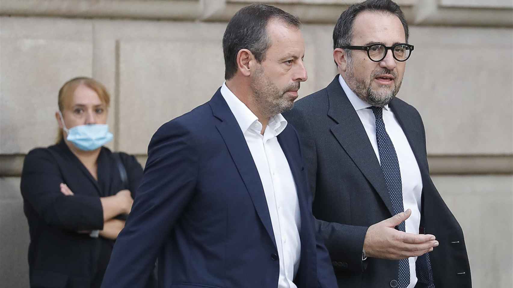 Sandro Rosell, a la entrada de la Audiencia Provincial de Barcelona / EFE