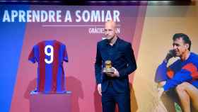 Jordi Cruyff en una acto de homenaje a su padre / FC Barcelona