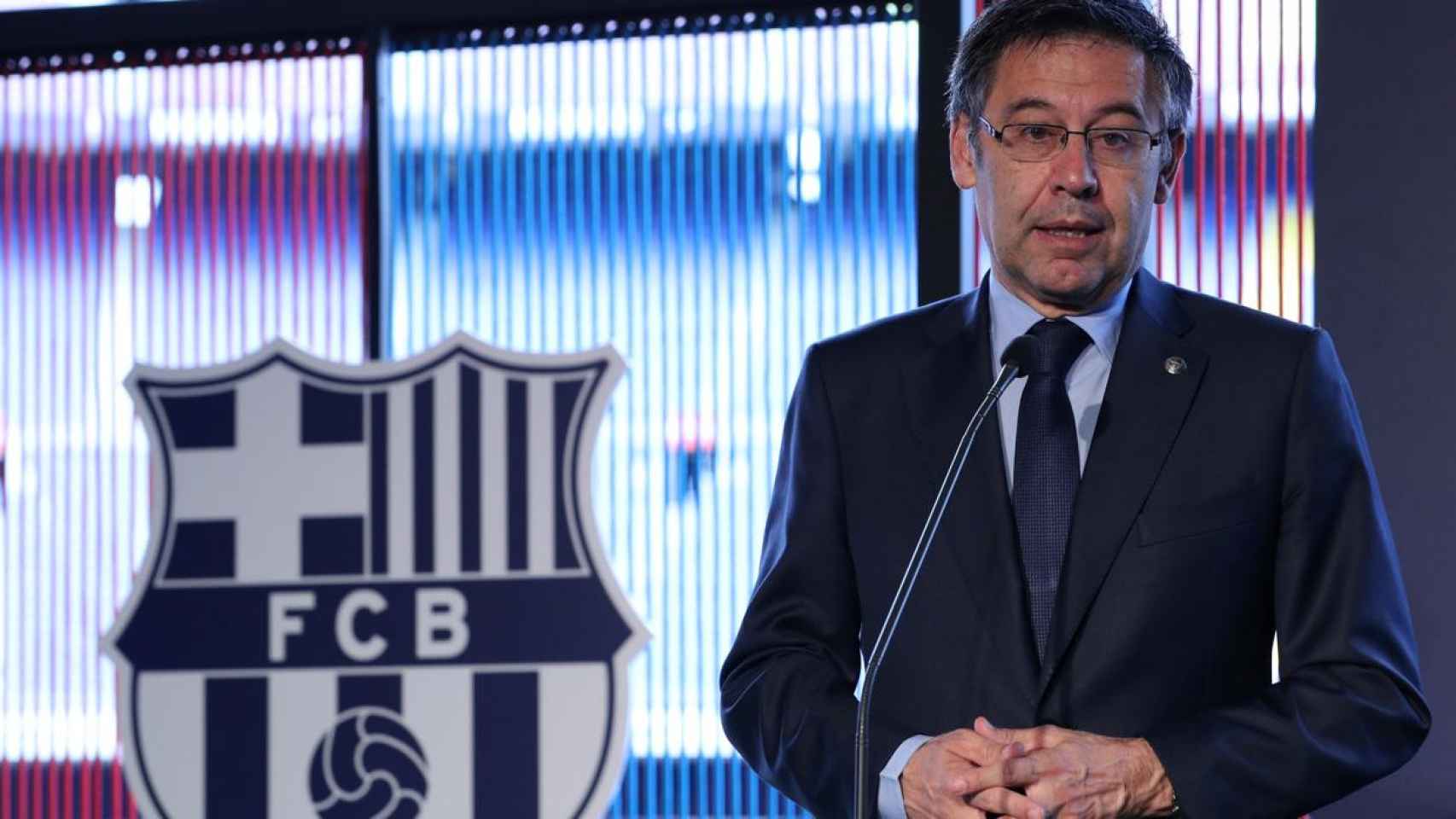 Imagen de archivo de Josep Maria Bartomeu en una rueda de prensa / EFE