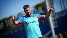 Jordi Alba, en un entrenamiento del Barça esta temporada 2022-23 / FCB