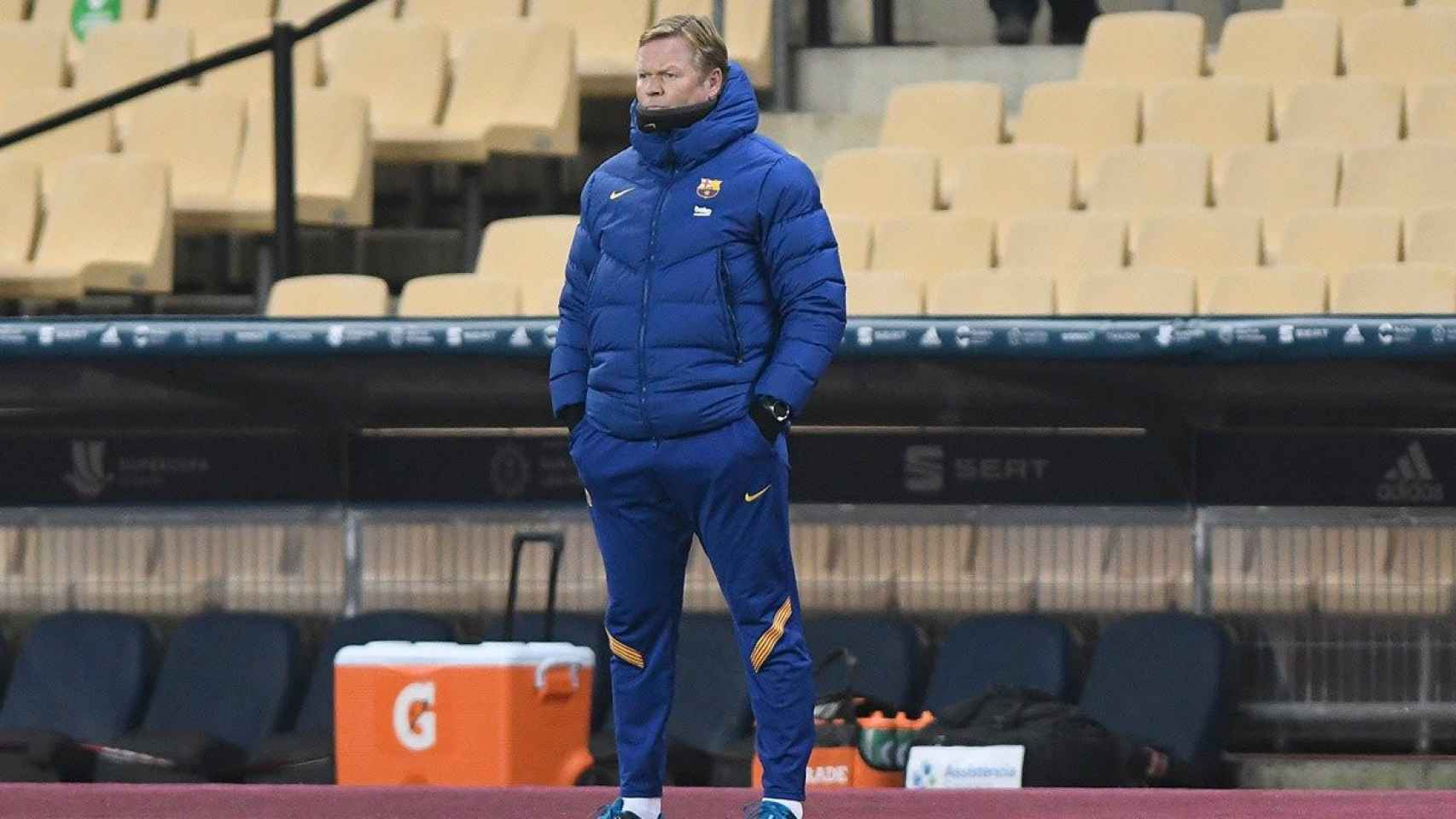 Koeman, en un partido de la Supercopa de España | EFE