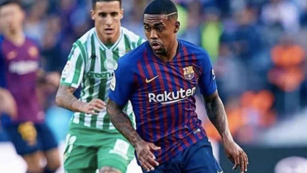 Una foto de archivo de Malcom durante el partido frente al Betis / INSTAGRAM