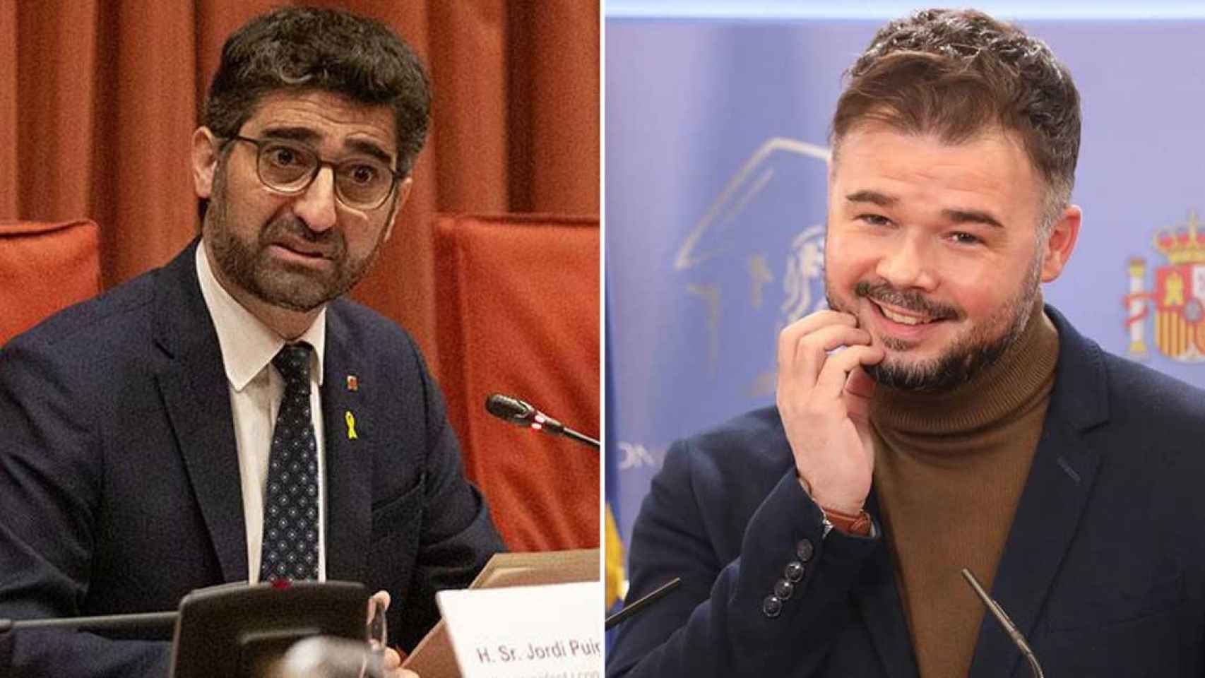 Jordi Puigneró (JxCat) no considera a Rufián (ERC) digno de Cataluña