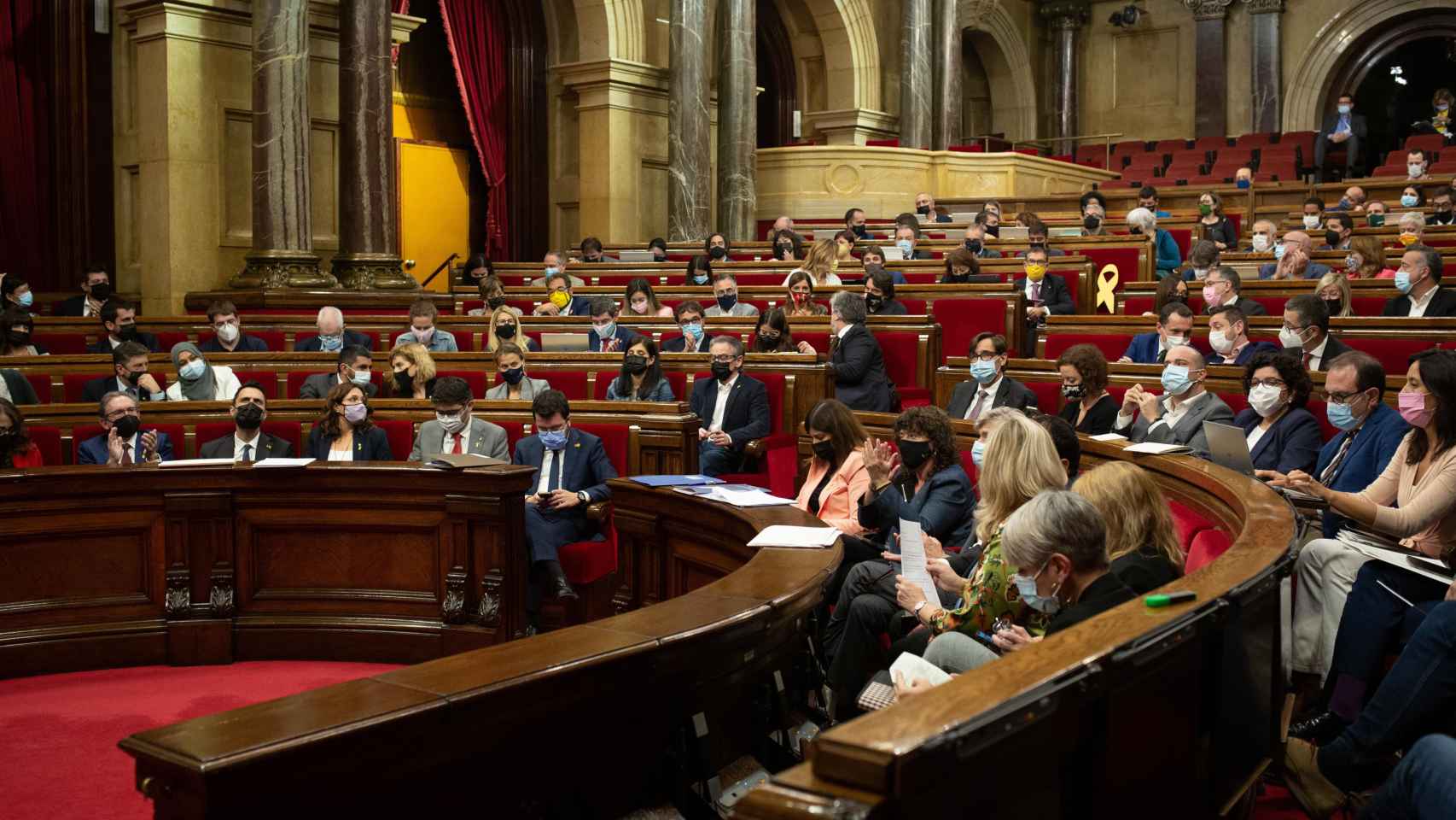 Vista general del hemiciclo del Parlament / EUROPA PRESS