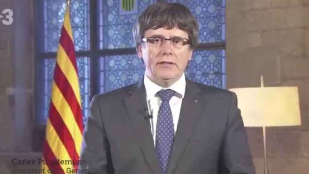 El prófugo Puigdemont, en el vídeo que quería que se emitiera si era detenido en octubre de 2017