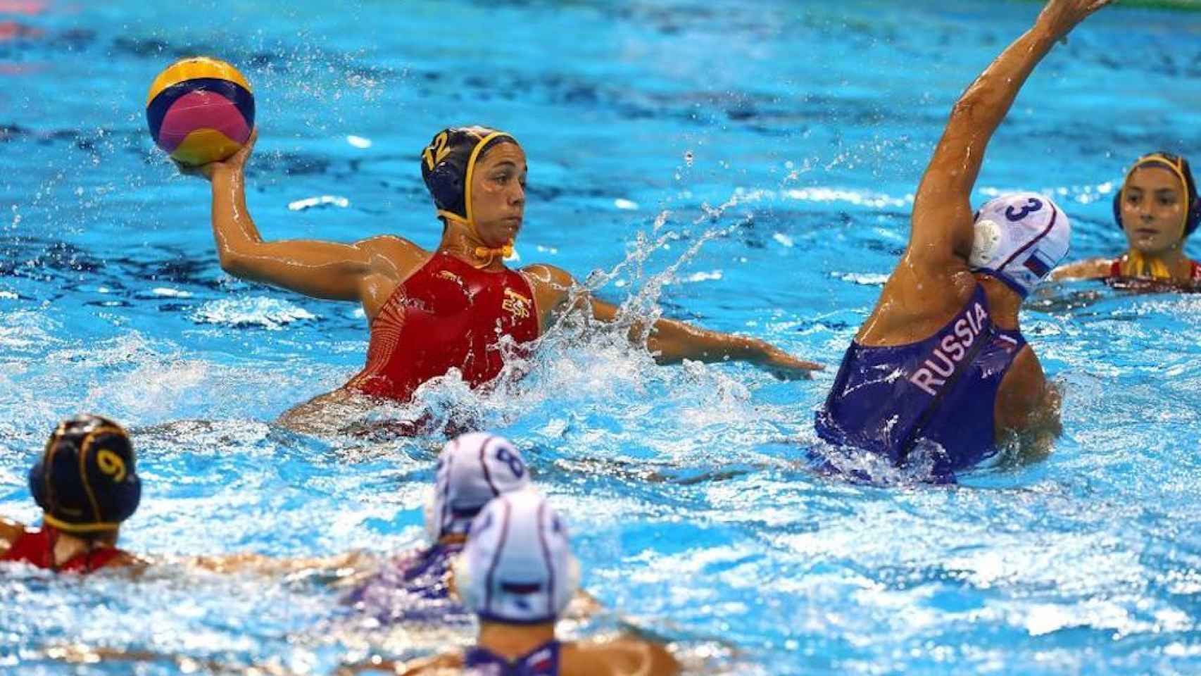 Un partido de la selección española de waterpolo / EFE