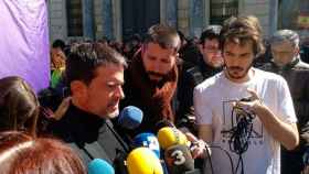 El ex primer ministro francés Manuel Valls, durante la manifestación de SCC en Barcelona