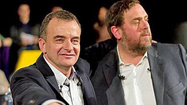 Alfred Bosch y Oriol Junqueras